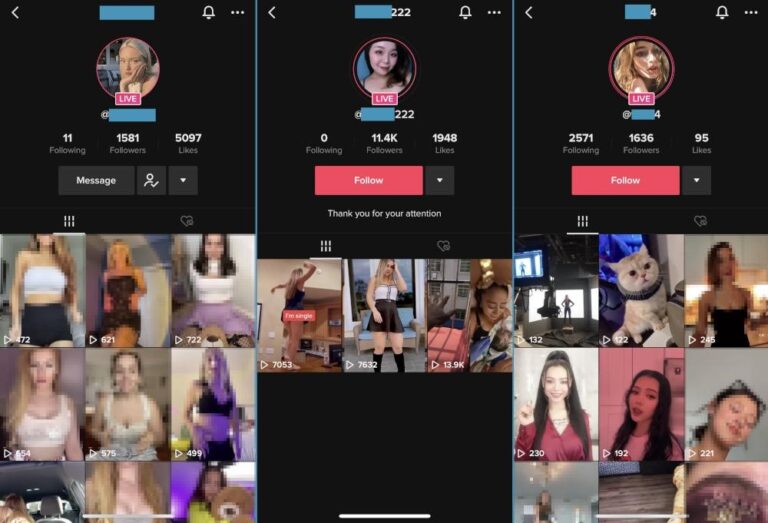 Мошенничество в TikTok LIVE: Украденные видеозаписи используются для получения подарков TikTok и продвижения мошенничества с целью заработка