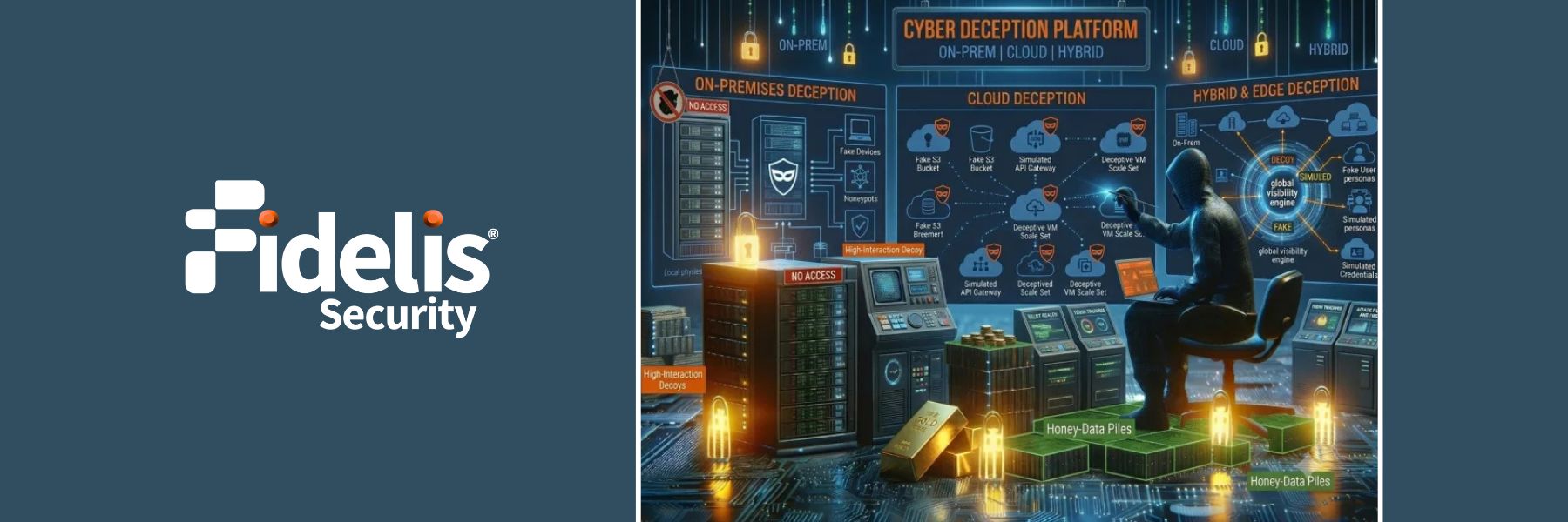 Fidelis Deception: Єдина система активного захисту на основі обману в локальних, кінцевих, мережевих, хмарних та гібридних середовищах