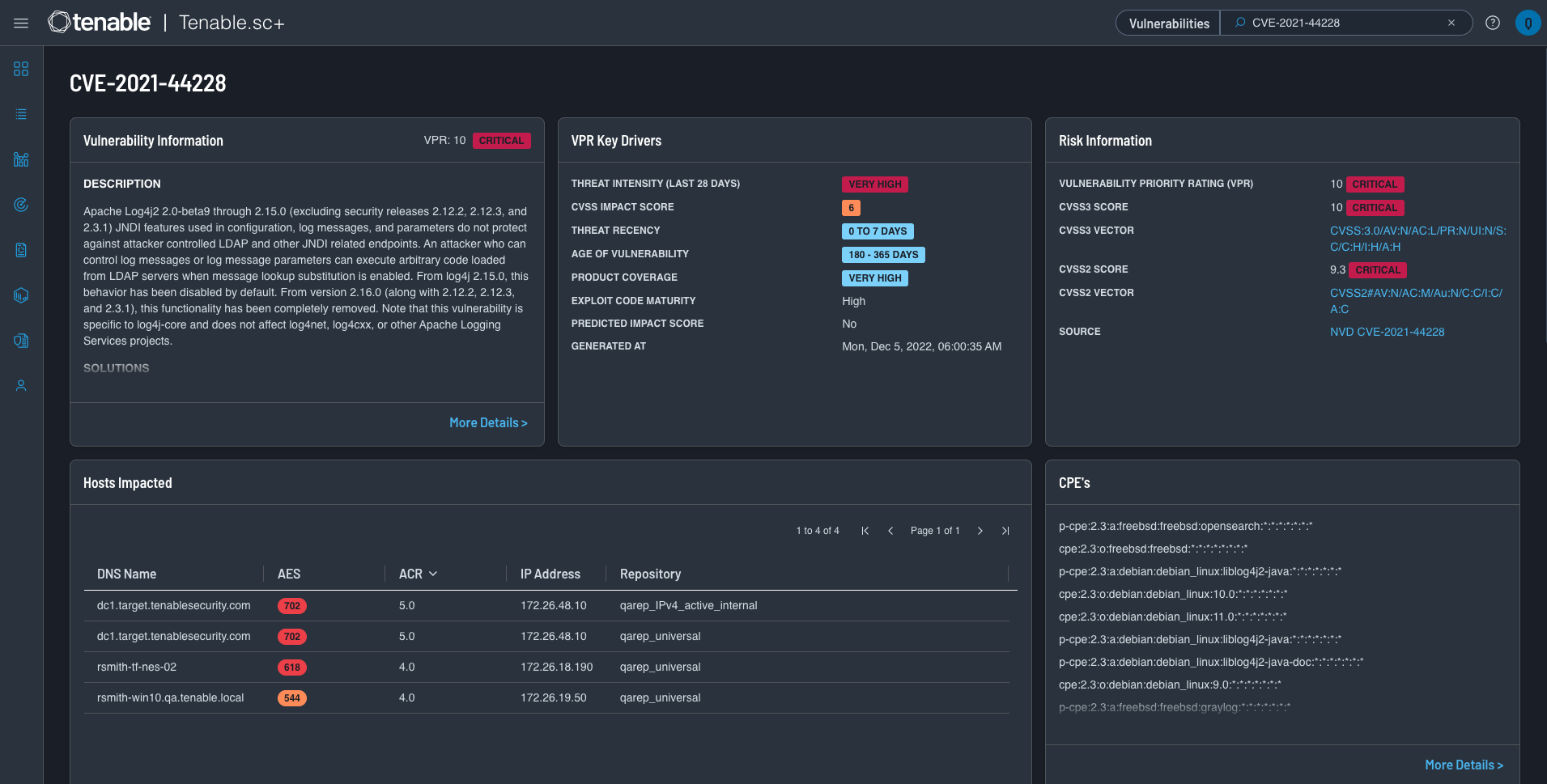 Tenable.sc 6.0: Обновление, улучшающее видимость и производительность